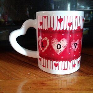 Valentine's coffee Mug Hearts Valentine's Day Collectible Michaels